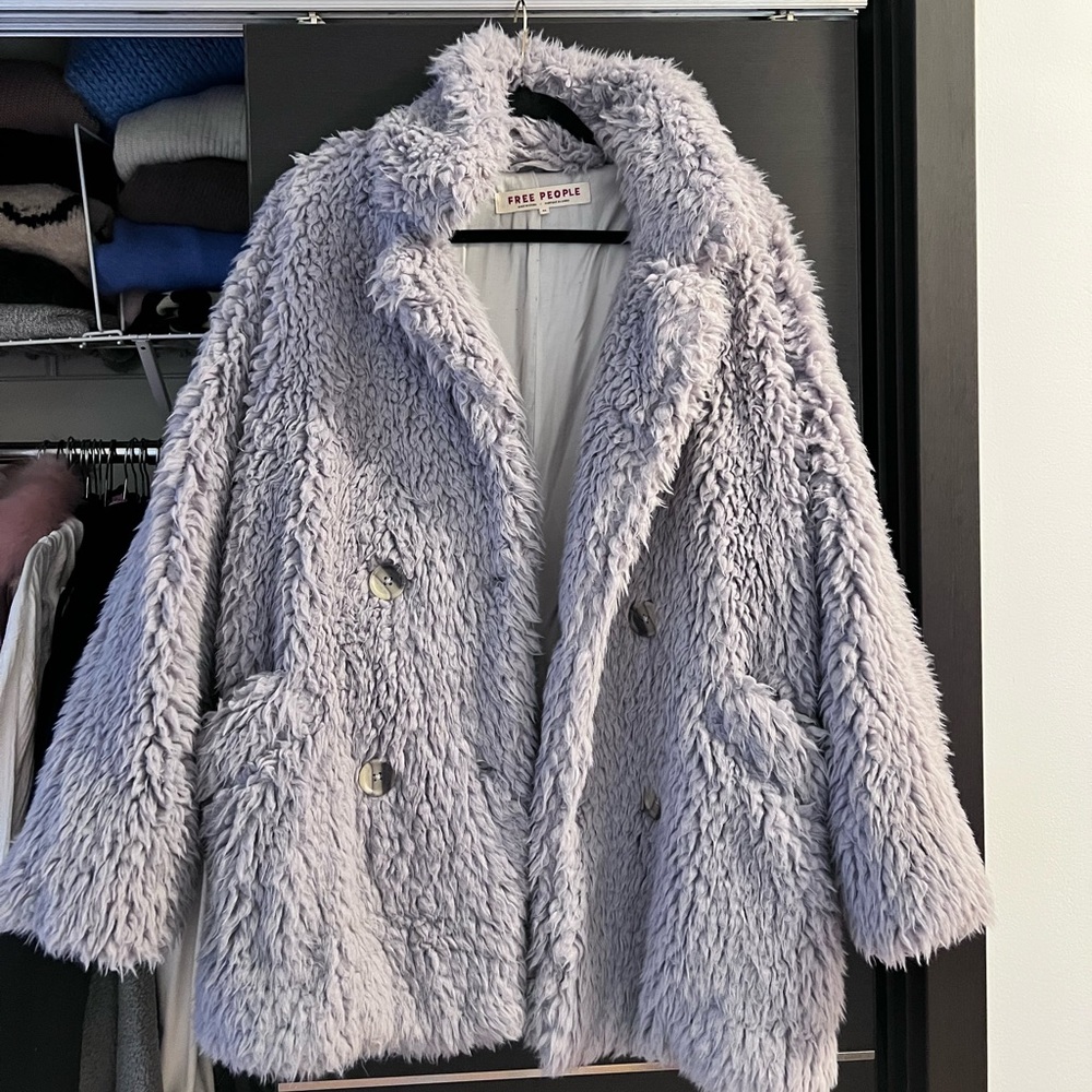 Free people shearling coat